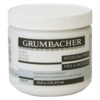 Grumbacher Acrylic Medium - Modeling Paste, 16oz