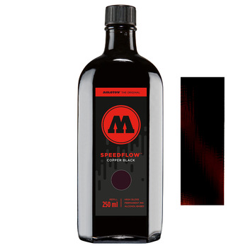 Molotow MASTERPIECE SpeedFlow Refill Cocktail 250ml, Copper Black