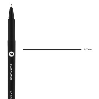Molotow Blackliner Pen 0.7mm Tip