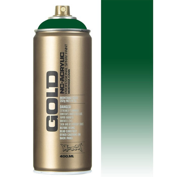 Montana GOLD Acrylic Professional Spray Paint 400 ml - Transparent Smaragd Green
