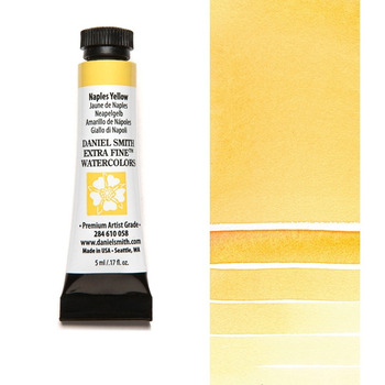 Daniel Smith Extra Fine Watercolor - Naples Yellow, 5 ml Tube