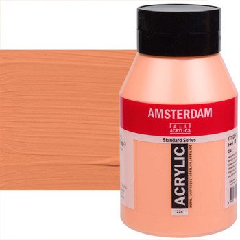 Amsterdam Standard Series Acrylic Paint - Naples Yellow Red, 1 Liter Jar