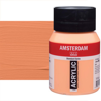Amsterdam Standard Series Acrylic Paint - Naples Yellow Red, 500ml Jar