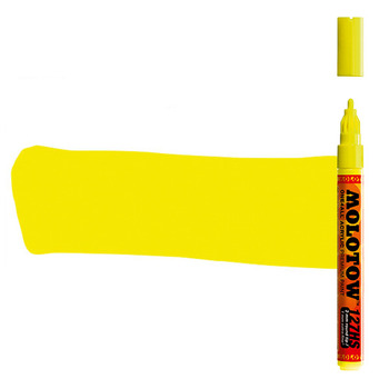 Molotow ONE4ALL 2mm Marker - Neon Yellow Fluorescent