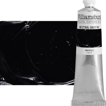 Williamsburg Oil Color, Neutral Grey 2, 150ml Tube