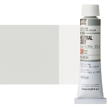 Holbein Extra-Fine Artists' Oil Color 20 ml Tube - Neutral Grey
