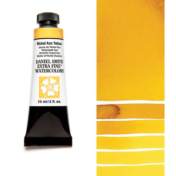 Daniel Smith Extra Fine Watercolor - Nickel Azo Yellow, 15 ml Tube