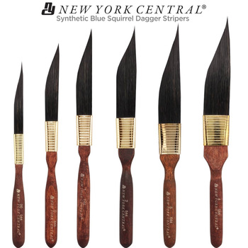 New York Central&reg; Natural & Synthetic Blue Squirrel Dagger Stripers