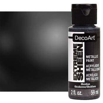 DecoArt Extreme Sheen Metallic Paint 2oz Obsidian