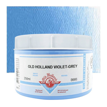 Old Holland New Masters Classic Acrylic Colors Blue Grey 250 ml