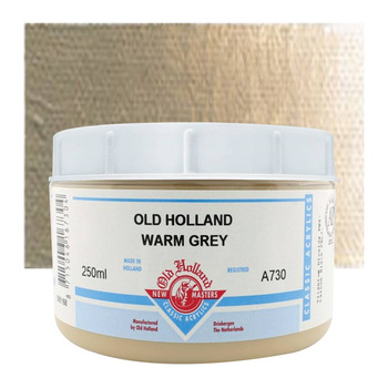 Old Holland New Masters Classic Acrylic Colors Warm Grey 250 ml