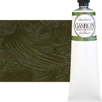 Gamblin Artists Oil - Olive Green, 150ml Tube