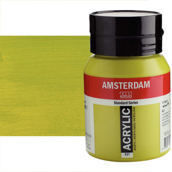 Amsterdam Standard Series Acrylic Paint - Olive Green Light, 500ml Jar