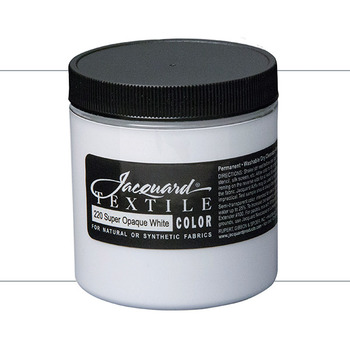 Jacquard Permanent Textile Color 8 oz. Jar - Opaque White