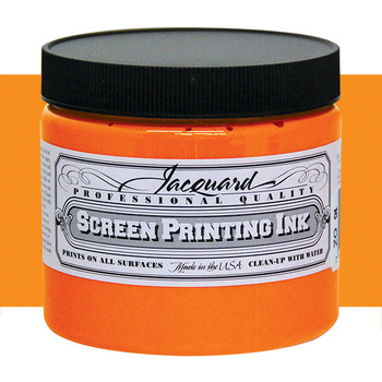 Jacquard Screen Printing Ink 16 oz Jar - Orange