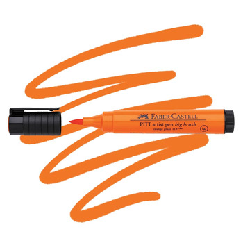 Faber-Castell Pitt Big Brush Pen Individual No. 113 - Orange Glaze