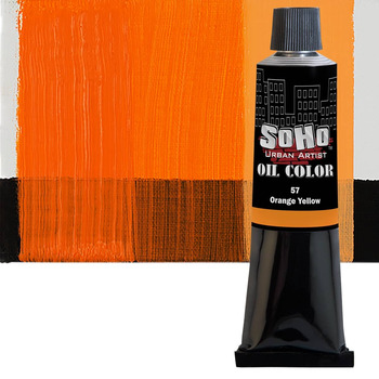 Soho Artist Oil Color Orange Yellow, 170ml Tube