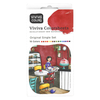 Viviva Watercolor Colorsheet - Original Colors, Set of 16