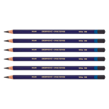 Derwent Inktense Pencil - Outliner (Box of 6)