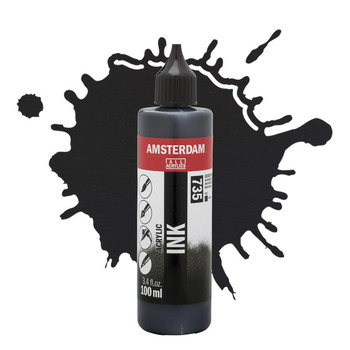 Amsterdam Acrylic Ink - Oxide Black, 100ml