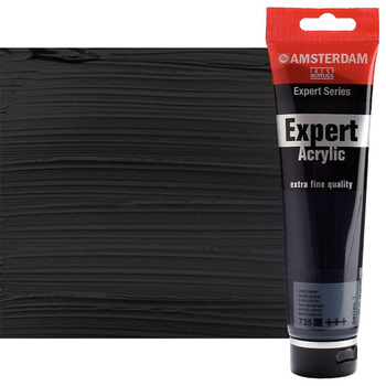 Amsterdam Expert Acrylic, Oxide Black 150ml Tube