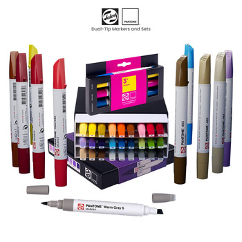 Talens Pantone Dual-Tip Markers and Sets