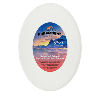 Paramount Primed Cotton Canvas, Oval 5" x 7"