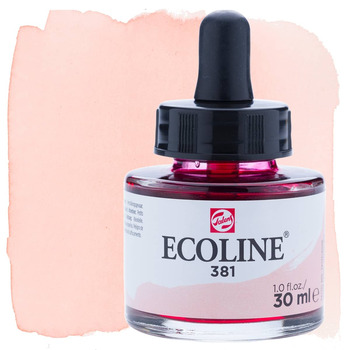 Ecoline Liquid Watercolor, Pastel Red 30ml Pipette Jar