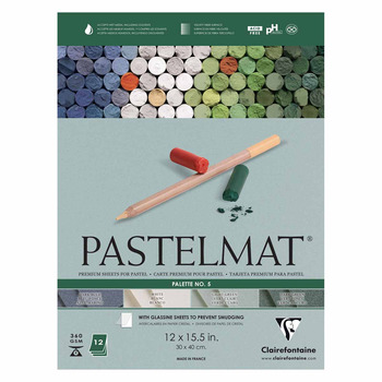 Pastelmat Pad Palette No. 5 - Assorted Colors, 30x40cm (12-Sheets)