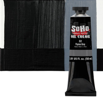 Soho Artist Oil Color Payne's Grey, 50ml Tube