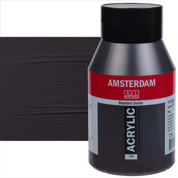 Amsterdam Standard Series Acrylic Paint - Paynes Grey, 1 Liter Jar
