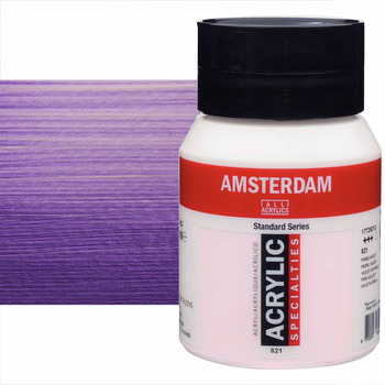 Amsterdam Standard Series Acrylic Paint - Pearl Violet, 500ml Jar