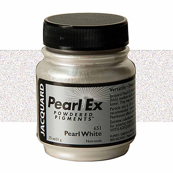Jacquard Pearl Ex Powdered Pigment - Pearl White .5oz