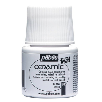 Pebeo Ceramic Color White 45 ml