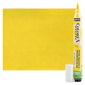 Pebeo Colorex Watercolor Marker, Primary Yellow