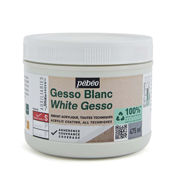 Pebeo Studio Green White Gesso (475ml)