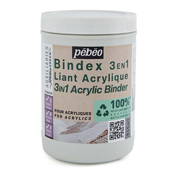 Pebeo Studio Green Bindex 3-in-1 Acrylic Binder (945ml)