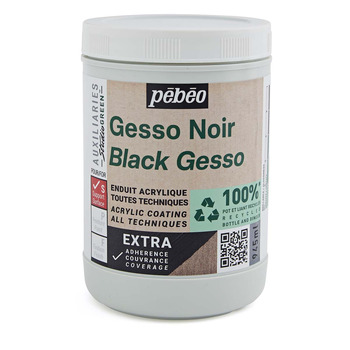 Pebeo Studio Green Black Gesso (945ml)