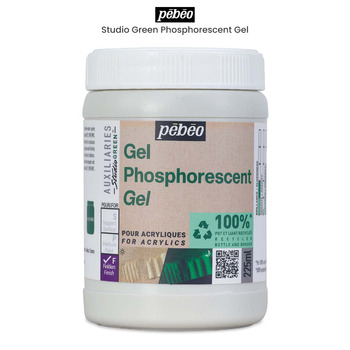 Pebeo Studio Green Phosphorescent Gel