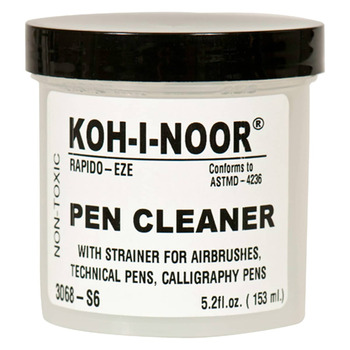 Koh-I-Noor Rapido-Eze Pen Cleaner with Strainer, 5.2oz