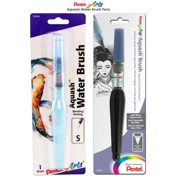 Pentel Aquash Water Brush Pens