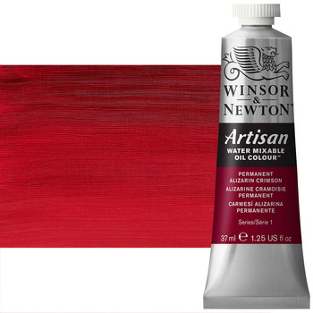 Winsor & Newton Artisan Water Mixable Oil Color - Permanent Alizarin Crimson, 37ml Tube