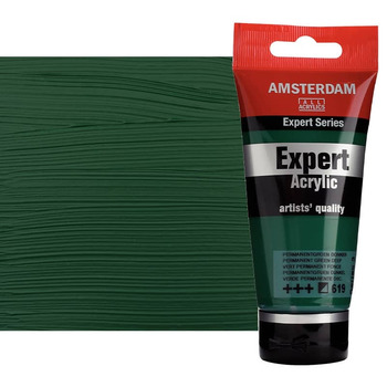 Amsterdam Expert Acrylic, Permanent Green Deep 75ml Tube