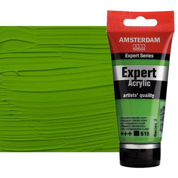 Amsterdam Expert Acrylic, Permanent Green Light 75ml Tube
