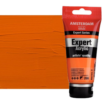 Amsterdam Expert Acrylic, Permanent Orange 75ml Tube