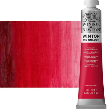 Winton Oil Color - Permanent Alizarin Crimson, 200ml Tube