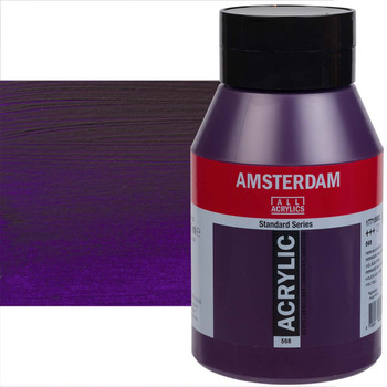 Amsterdam Standard Series Acrylic Paint - Permanent Blue Violet, 1 Liter Jar