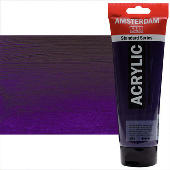 Amsterdam Standard Series Acrylic Paint - Permanent Blue Violet, 250ml Tube