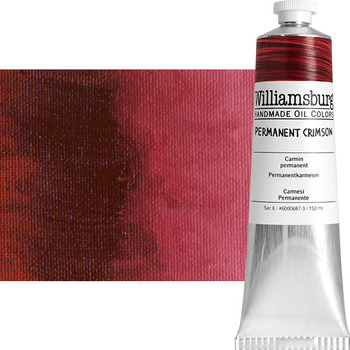 Williamsburg Oil Color, Permanent Crimson, 150ml Tube
