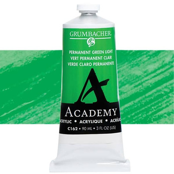 Grumbacher Academy Acrylics Permanent Green Light 90 ml